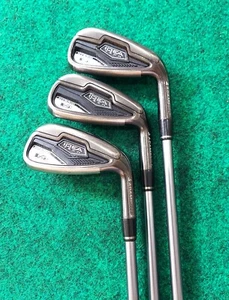 Adams IDEA Tech Hybrid V4 Set irons 9 8 7 BASSARA 55 Golf Clubs TACKIMAC Grips - Picture 1 of 11