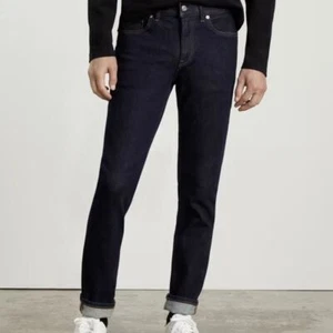 Everlane The Slim 4 Way Stretch Organic Uniform Jeans Mens 31x32 Medium Indigo - Picture 1 of 15