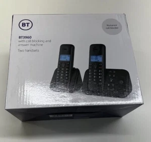 BT 3960 Cordless Landline Phone, Nuisance Call Blocker, Do Not Disturb, Boxed - Zdjęcie 1 z 3