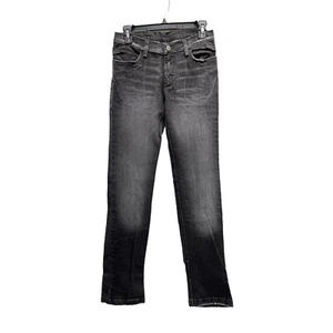NWT Ksubi Womens Super Skinny Zipper Jeans Black Size 24 - Picture 1 of 8