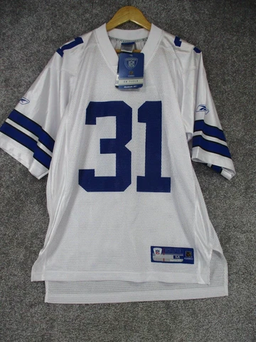 NEW Reebok Nfl Dallas Cowboys Roy Williams #31 Jersey Mens M White Cover