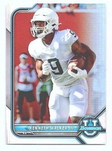 2021 -22 Bowman University Kenneth Walker III Michigan State #97 Seahawks RC - Picture 1 of 2