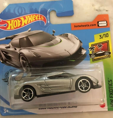 HOT WHEELS 2020 Exotics KOENIGSEGG JESKO. Mint in short card. No reserve - Imagen 1 de 4