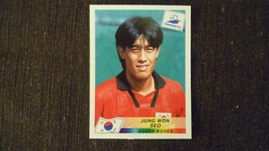 JUNG WON SEO STICKER # 347 ""WORLD CUP FRANCE 98" PANINI 1998 NEW ORIGINAL