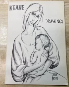 Keane Drawings By Stephen Hunter Big Eyes Margaret PB Rare Book 1963 - Imagen 1 de 5