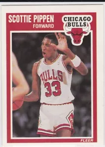 SCOTTIE PIPPEN 1989 Fleer VINTAGE BASKETBALL CARD Chicago Bulls NBA HOFer! - Picture 1 of 2