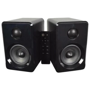 Altavoces de estantería Bluetooth activos AV:Link negros