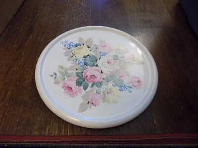 Bandeja para servir pintada a mano grande con borde de 14" Bellini floral cerámica Italia Foto 1 de 4