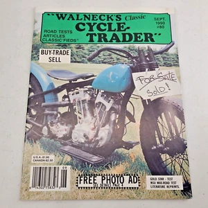 Walnecks Classic Cycle Trader Magazine September 1990 Gold Star NSU Max Road - Picture 1 of 6