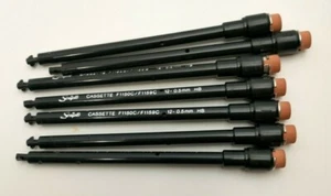 Scripto Cassette Refill #F115OC or P125OC Black Lead .05HB 7 Refills Vintage - Picture 1 of 6