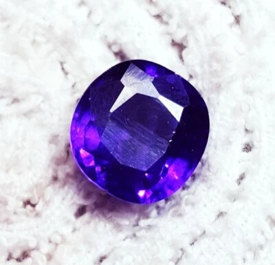 Loose Gemstone Violet Amethyst Oval Cut 14.65 Ct Certified With Free Gift - Image 1 of 4