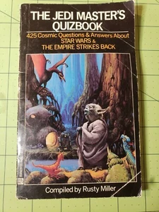 THE JEDI MASTER’S QUIZBOOK Rusty Miller 1982 1st Ed. Star Wars Yoda Quizbuch - Bild 1 von 4
