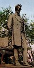 1910 Lincoln Statue Lincoln Park Chicago IL Postcard VO Hammon Pub Co