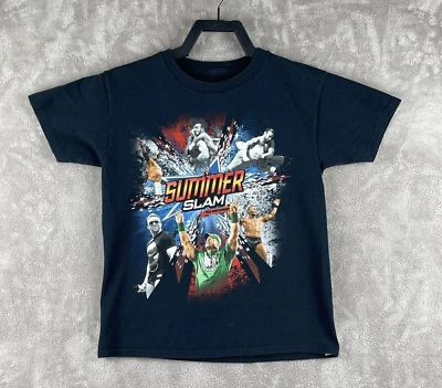 Camiseta WWE Summer Slam 25 Aniversario 2012 Negra Para Hombre Talla Mediana Foto 1 de 4