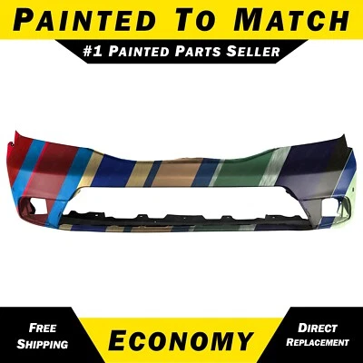 NEW Painted To Match Front Bumper Cover for 2012-2015 Honda Pilot Touring w/Park Foto 1 de 4