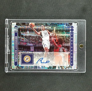 2022-23 Panini Photogenic #RS-BMP Bennedict Mathurin Rookie RC Maze SP Auto /25 - Picture 1 of 2