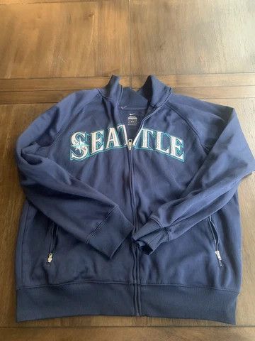 Seattle Mariners Full Zip Sweater Large Cover