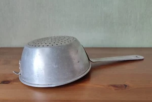 Vintage USSR Soviet Vintage Aluminium Colander for pasta.Made in USSR .RARE - Picture 1 of 9