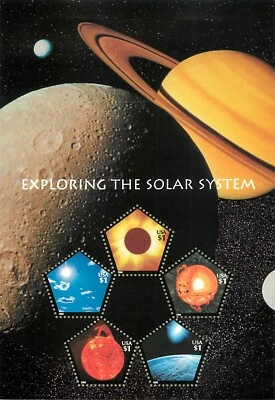 3. United States - Exploring the Solar System / 2000 Sheet of 5 MNH - Image 1 of 2