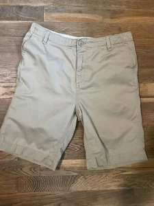 Gap Boys Khaki Flat Front Shorts 14 Husky - Picture 1 of 3