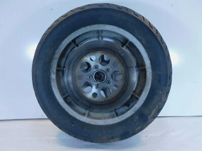 Llanta trasera fundida Harley Davidson Dyna Softail & Sportster 883 y 1200 con neumático Foto 1 de 4