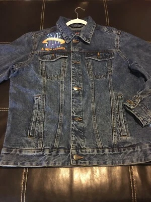 Members Only Looney Tunes Space Jam Denim Trucker Jacket Men’s Size M - Image 1 of 4