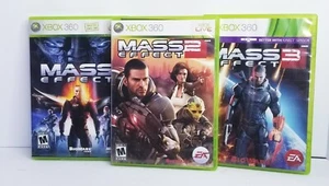 Xbox 360 Mass Effect Trilogy 1 2 3 Videojuegos de Disparos Clasificado M Paquete Conjunto de 3 - Imagen 1 de 7