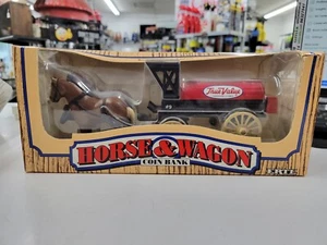 TRUE VALUE HARDWARE HORSE AND CARRIAGE TANKER WAGON 1990 DIECAST ERTL BANK #7624 - Picture 1 of 9
