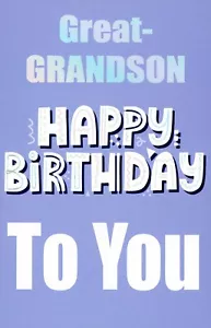 Tarjeta de Feliz Cumpleaños PARA BISNIETO, Felicidad Siempre por Saludos Premium +✉ - Imagen 1 de 5