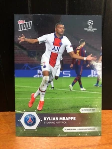 CARD TOPPS NOW MBAPPE STUNNING HAT-TRICK 2021 NUOVO - Bild 1 von 2
