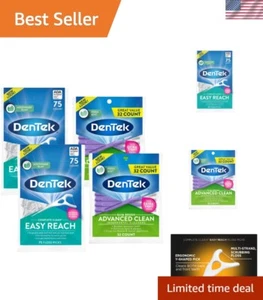 Complete Clean, Variety Pack, Fresh Mint Angles Floss Picks 75ct, & Interdent... - Picture 1 of 10