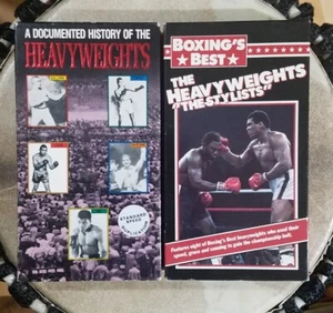 Vintage Heavyweights Boxing VHS Lot Of 2. HBO The Stylists, Documented History - Picture 1 of 7