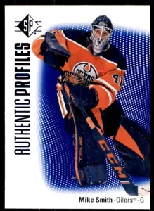 2021-22 SP Hockey Perfiles Auténticos Azul Mike Smith #AP-10 - Imagen 1 de 2