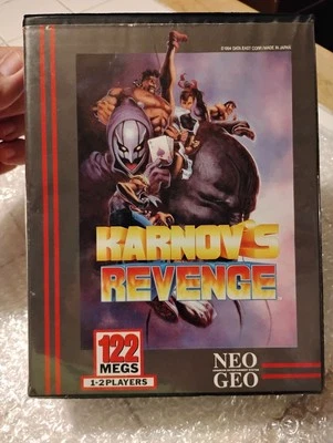 KARNOV'S REVENGE NEO GEO AES COMPLETE ENGLISH EURO USA VERSION AUTHENTIC CIB SNK - Image 1 of 4