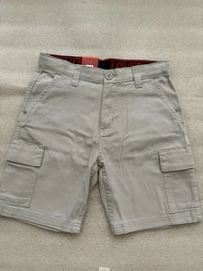 LEVIS BOY'S YOUTH CARGO SHORTS, Light Gray Color SIZE 12 REG. ADJUSTABLE WAIST - Picture 1 of 5