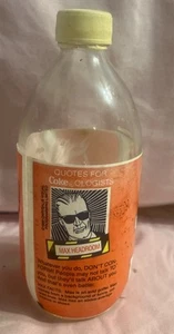 1988 Max Headroom Zitate für Cola Coca-Cola 16 Unzen Glasflasche Styroporetikett - Bild 1 von 13