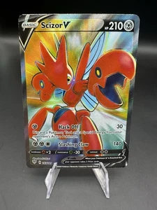 Scizor V 183/189 Pokemon TCG Darkness Ablaze Holo Full Art Ultra Rare NM - Bild 1 von 2