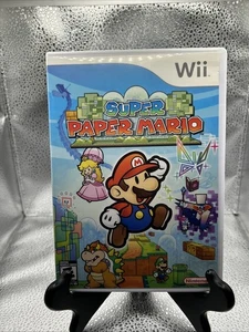 Super Paper Mario Nintendo Wii Spiel ohne Handbuch getestet generalüberholt - Bild 1 von 6