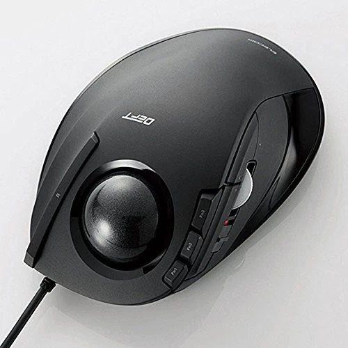(Elecom trackball mouse / index finger / 8 button / tilt function / wired - Image 1 of 1