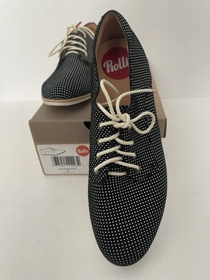 ZAPATILLAS CON CORDONES ROLIC ROL DERBY LUNARES NUEVAS CON ETIQUETAS - Mujer’s Talla: 81/2 Foto 1 de 4