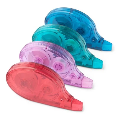 Amazon Basics Correttore a nastro bianco con dispenser confezione da 4 facile da - Immagine 1 di 4