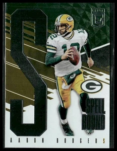 2017 Donruss Elite #23 Aaron Rodgers Spellbound Green "S" Green Bay Packers - Picture 1 of 2