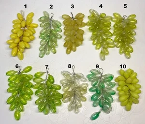 Vintage Glas Christbaumschmuck Deko sowjetischer Traubenstrauß №658 - Bild 1 von 13