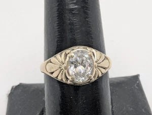 Anello vintage KBN Kabana in argento sterling 925 con zirconi misura 9 - Foto 1 di 7