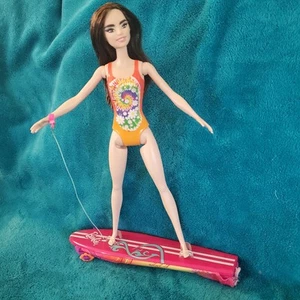 Barbie 2011 A Mermaid Tale Pink Transforming Surfboard Tail W/Doll - Picture 1 of 14