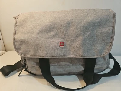 Swiss Edition Large Shoulder Messenger Overnight Bag diaper travel Bag Multi-use - Image 1 of 4