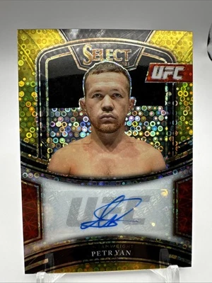 Petr Yan 2021 Select Gold Disco Auto 5/10 UFC - 1449 - Image 1 of 2