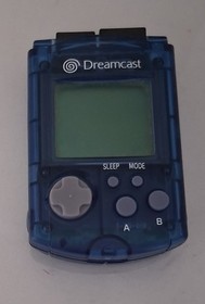 SEGA Dreamcast VMU Memory Card Blue HKT-7000 for Sega Dreamcast Tested Working