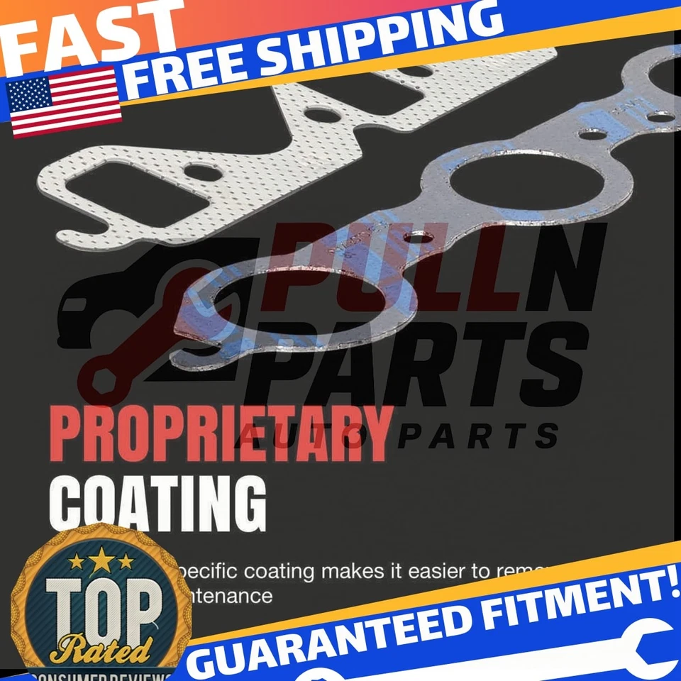 Juego de juntas de colector de escape Fel-Pro MS90864 para GM/Isuzu/Jeep 80-95 Foto 1 de 4