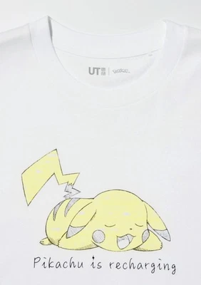 UNIQLO POKEMON Pickachu UT T-shirts WHITE XL Japan Limited Edition Extra Large  - Image 1 of 4